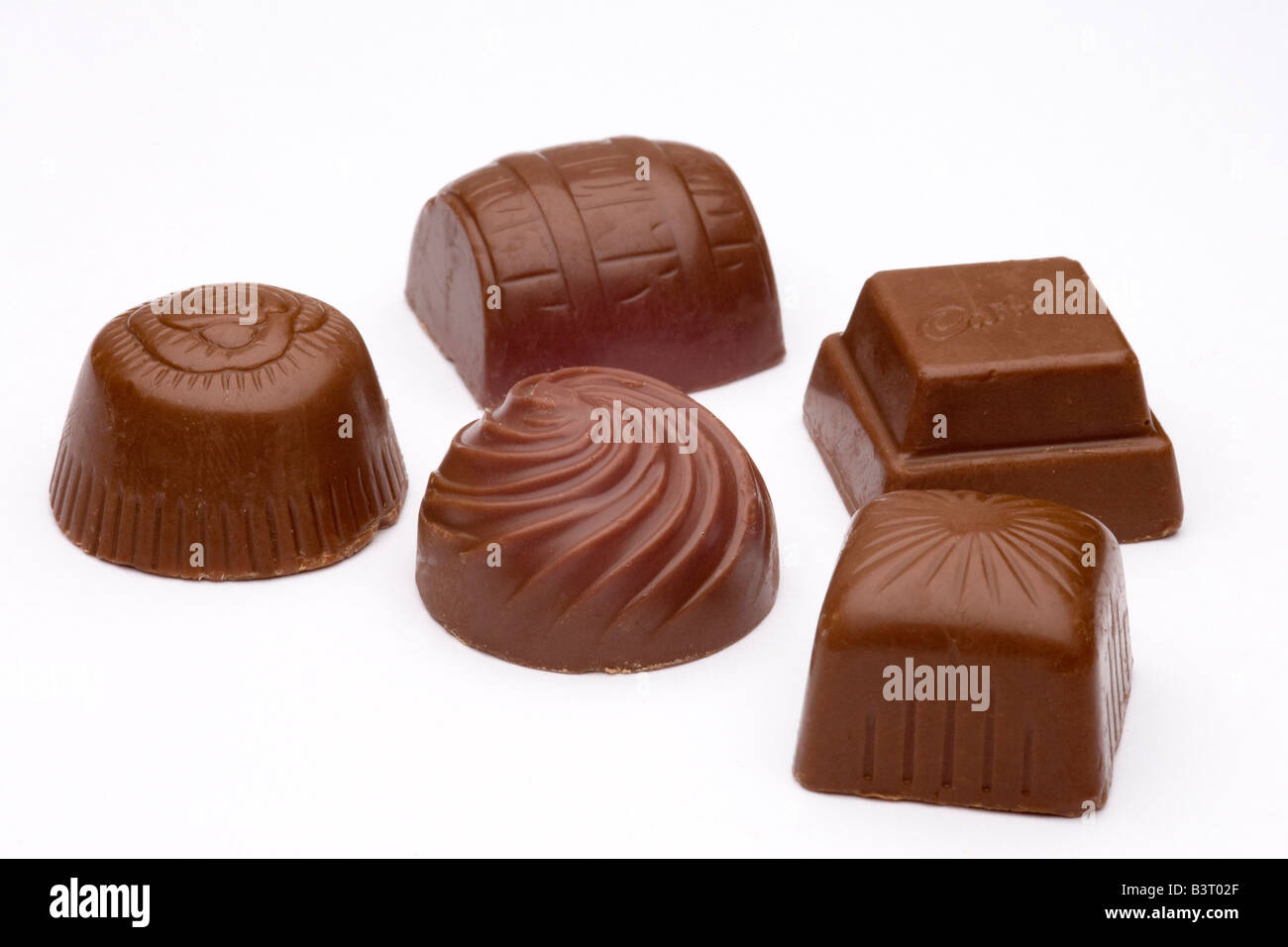 assorted chocolate liqueurs Stock Photo Alamy