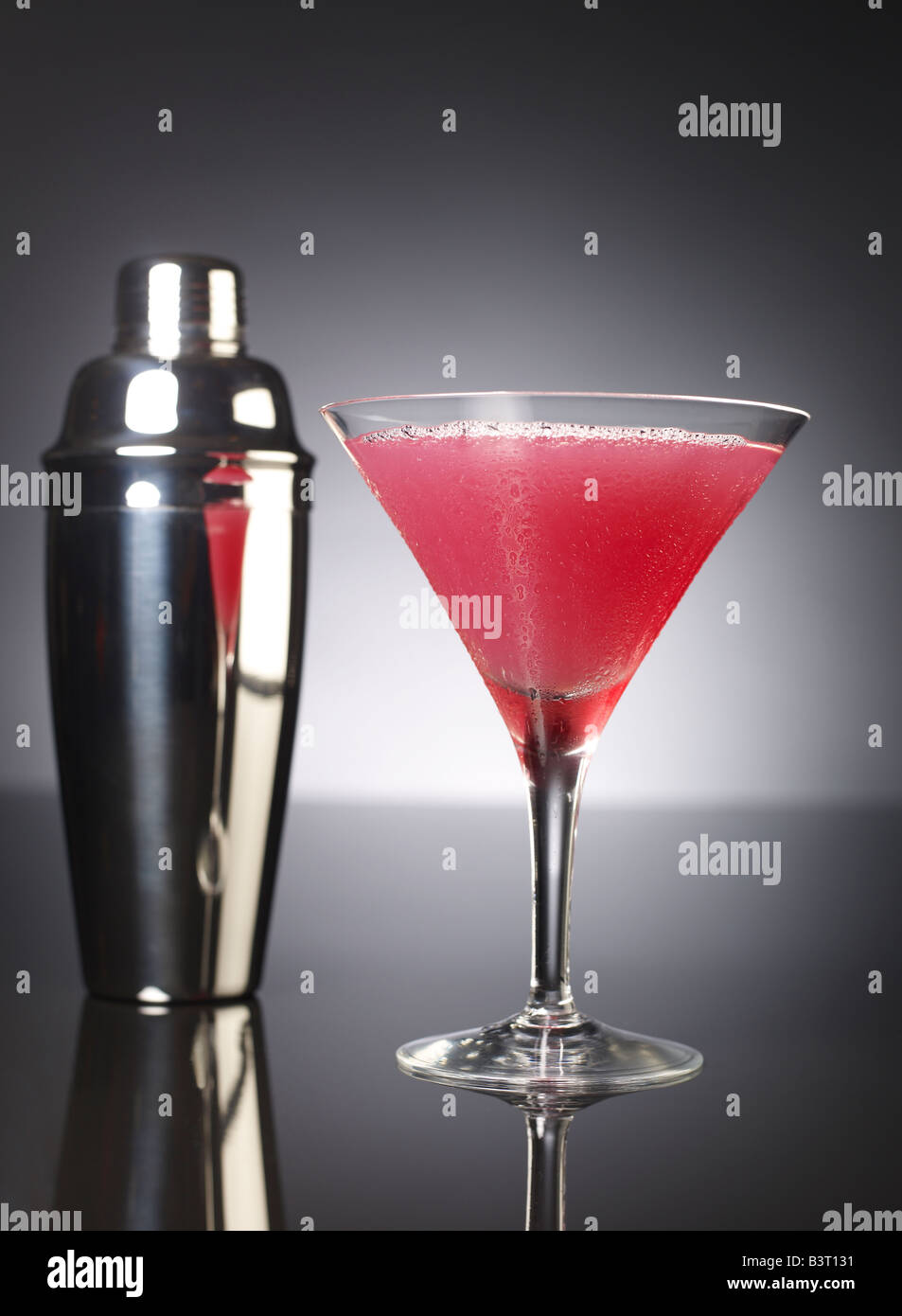 Cosmopolitan martini vertical Stock Photo