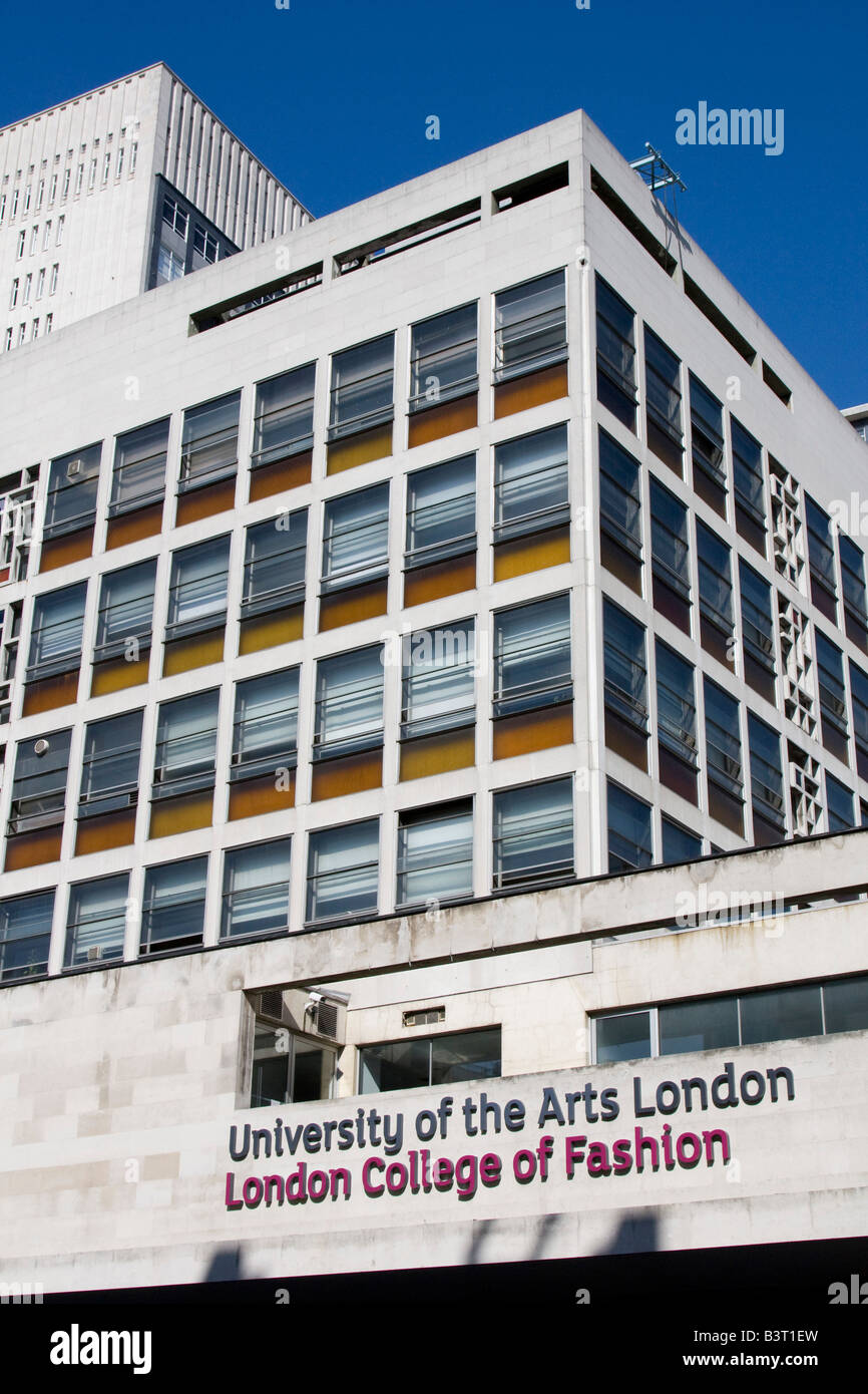 university of the arts london college of fashion central 20 John Princes Street london england uk gb Stock Photo