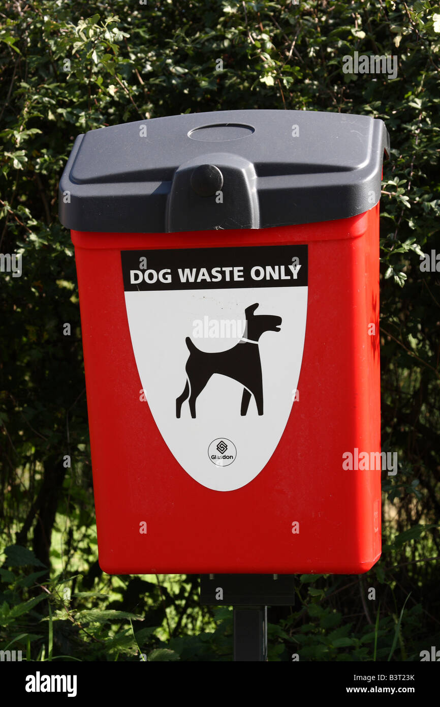 A dog waste bin Stock Photo Alamy