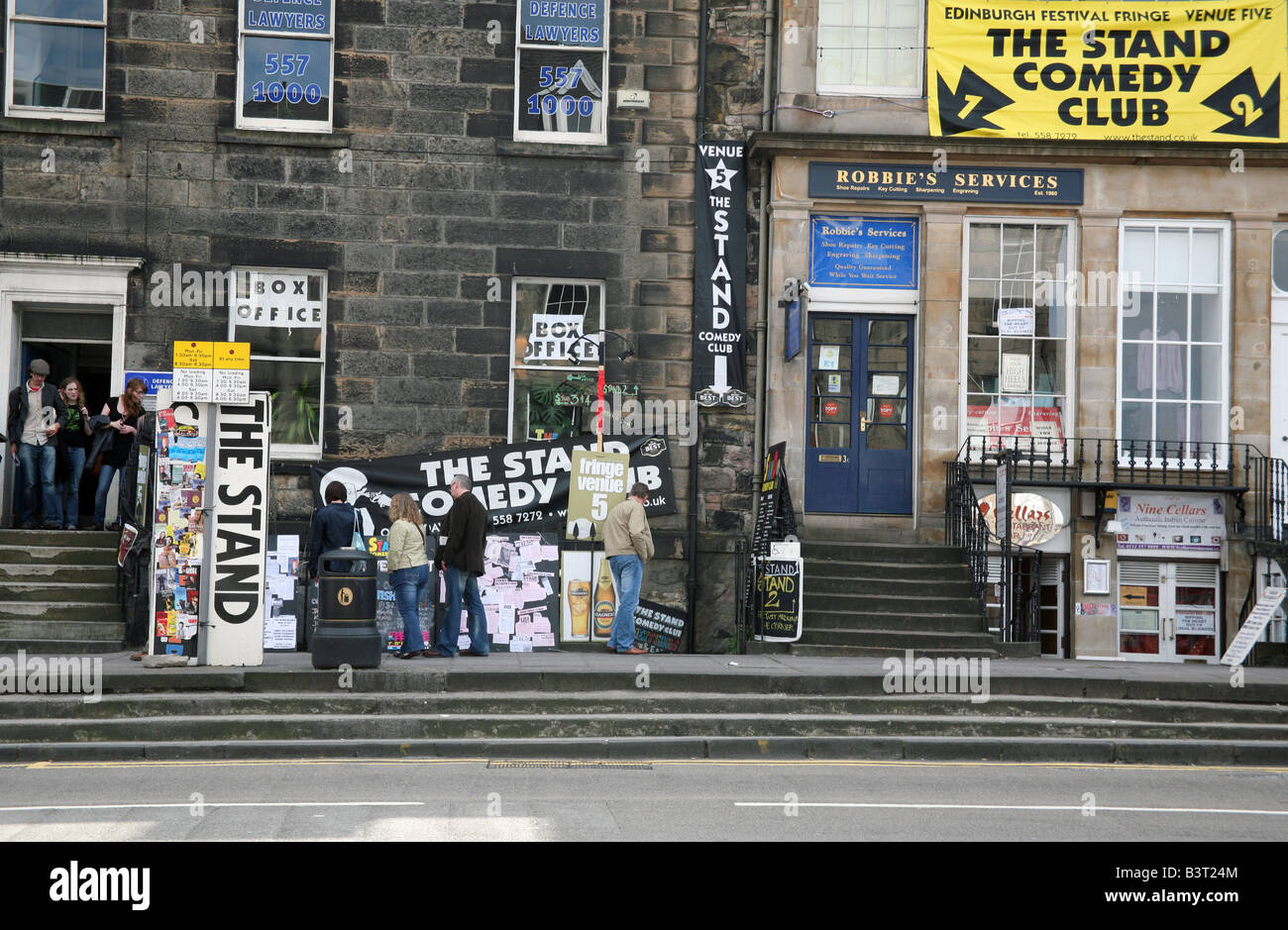 The Stand Comedy Club in Edinburgh is a popular Fringe Festival venue Stock Photo