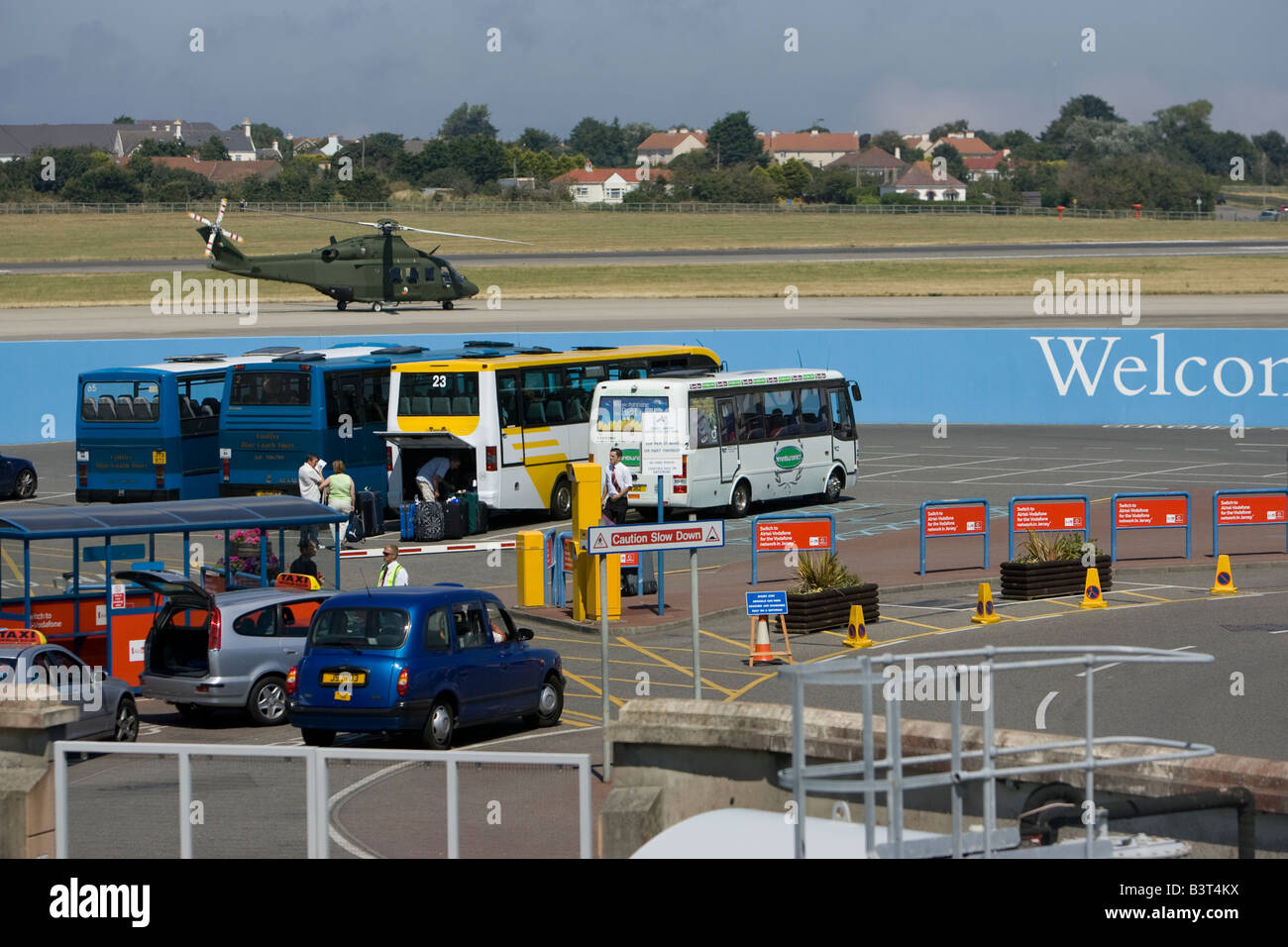 Jersey Airport Channel Islands Great Britain Stock Photo