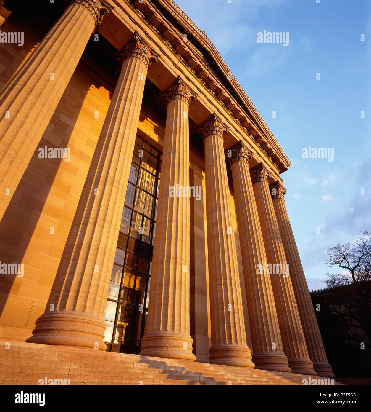 Philadelphia Museum of Art, 1876, one of the largest art museums in the USA. Greek Revival style