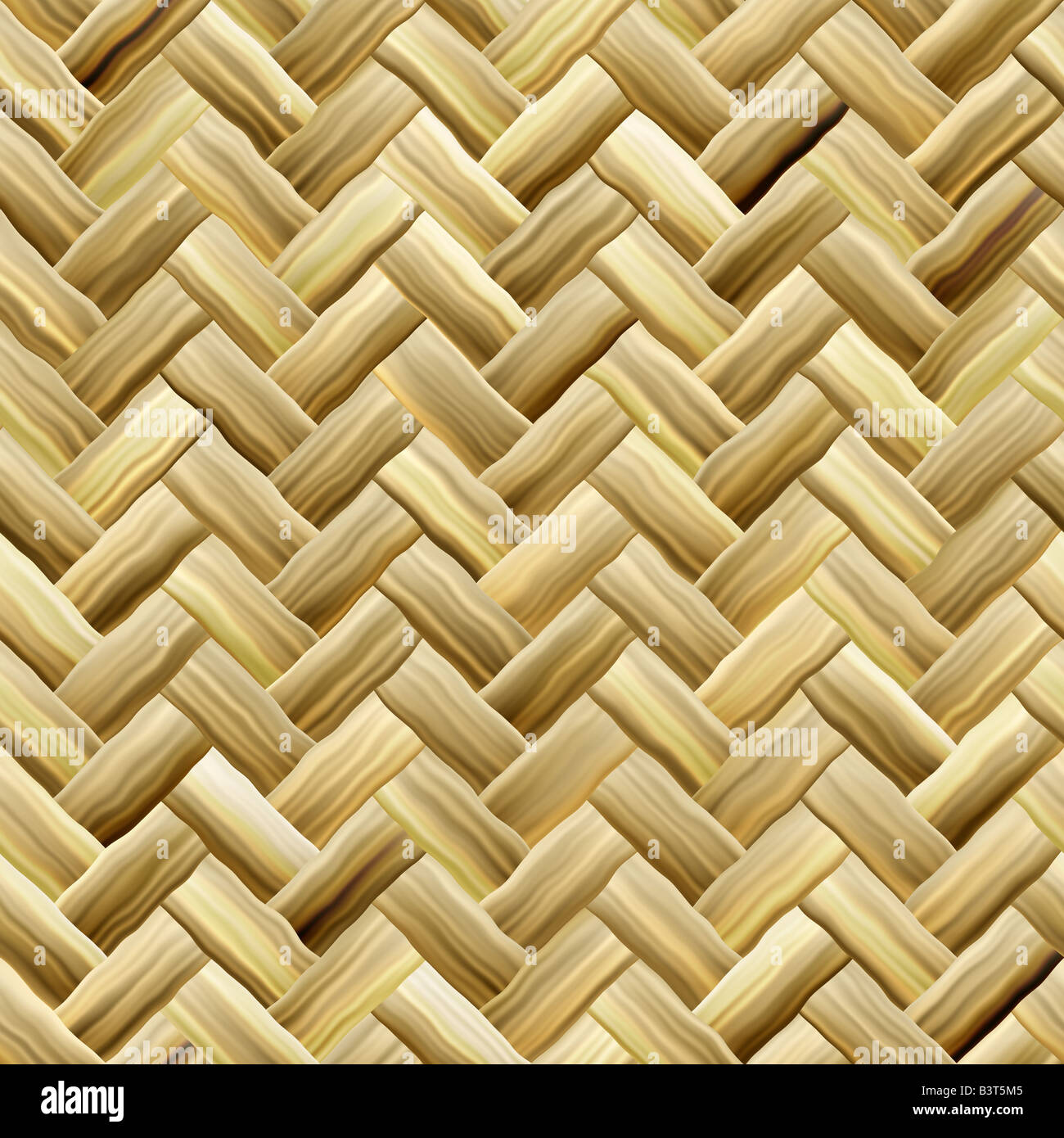 A yellow woven wicker material you might see in some furniture or a