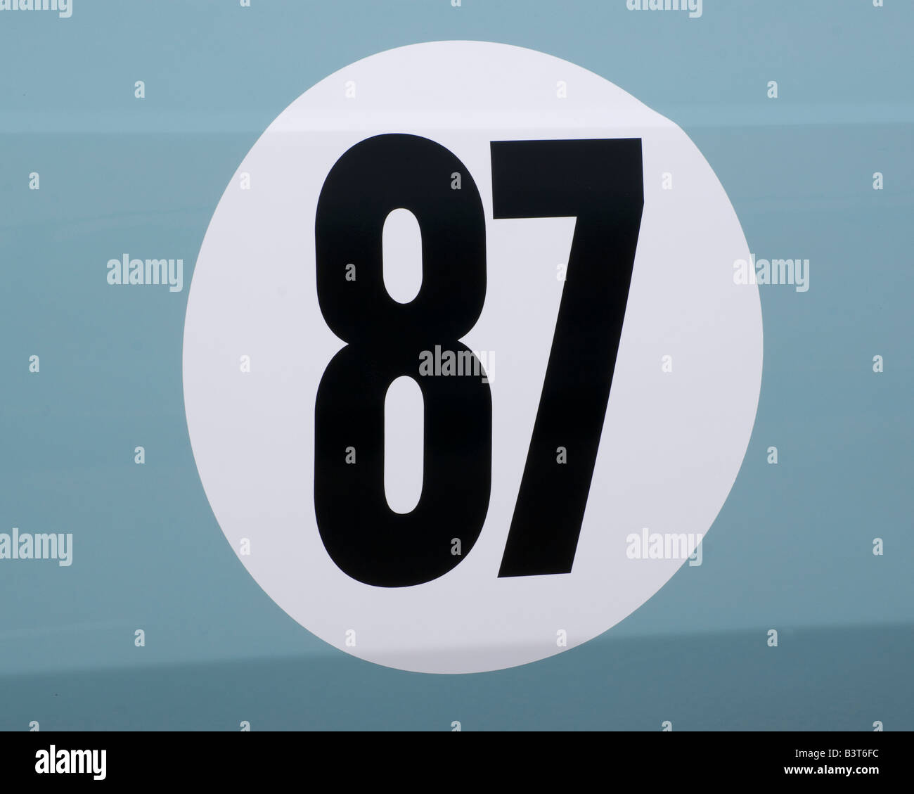 Number 87 hi-res stock photography and images - Alamy
