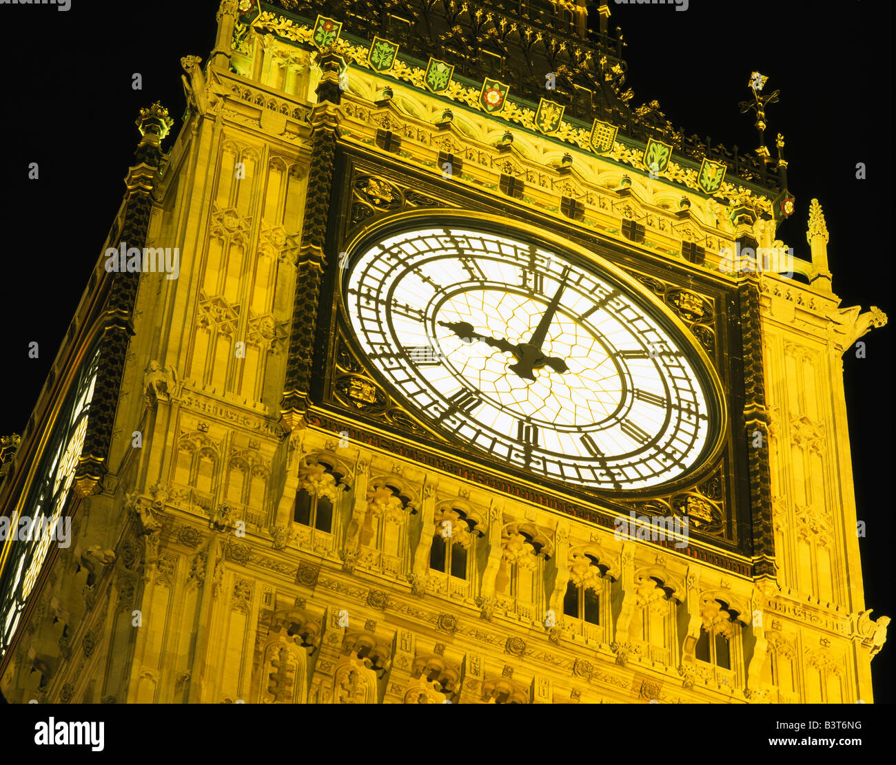 Big Ben Houses of Parliament Westminster London England UK Stock Photo