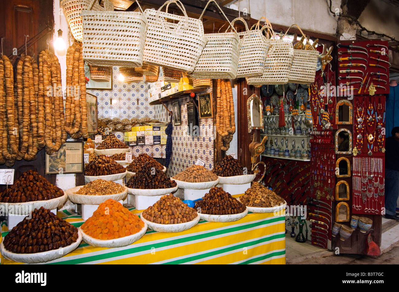 Morocco Old Market Medina Fruit And Dates Stand Stock Photo Alamy