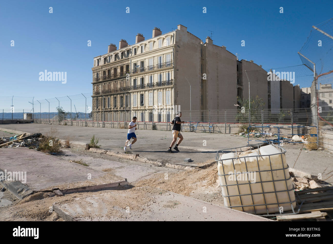 Marseille Quartier Euromediterranée Stock Photo