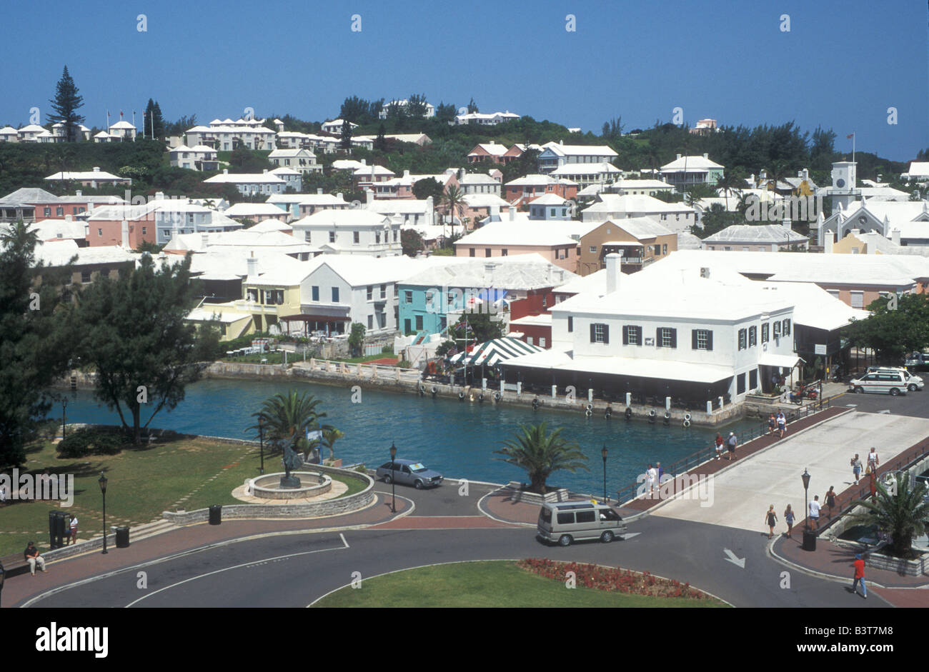 Town of St Bermuda Stock Photo Alamy