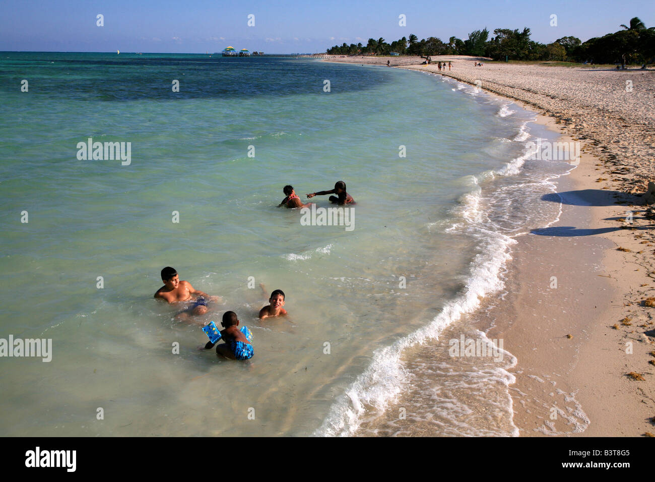 Beach, North Coast, Playa Santa Lucia, Cuba island, West Indies