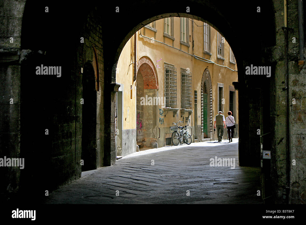 Foreshortening, Lucca, Tuscany, Italy Stock Photo Alamy