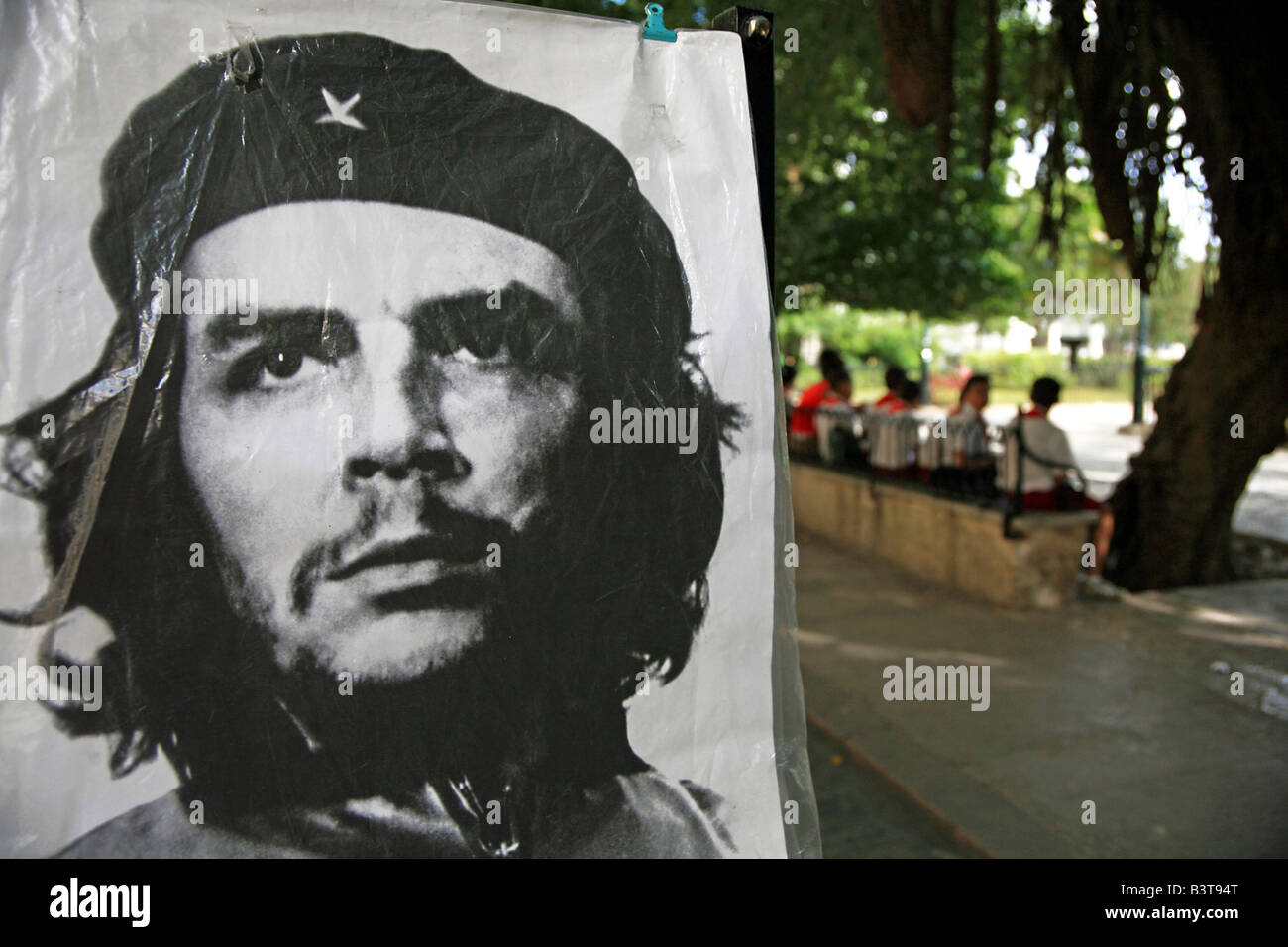 Che Guevara poster, Havana, Cuba, West Indies, Central America Stock Photo