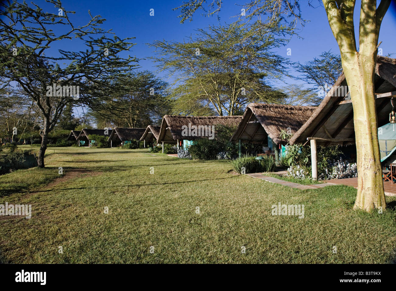 Sweetwater's tented camp, Masai Mara Game Reserve, Kenya Stock Photo