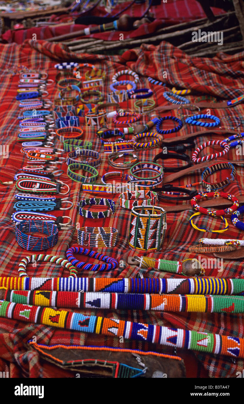 Maasai beadwork, via Demokrasia Kenya …