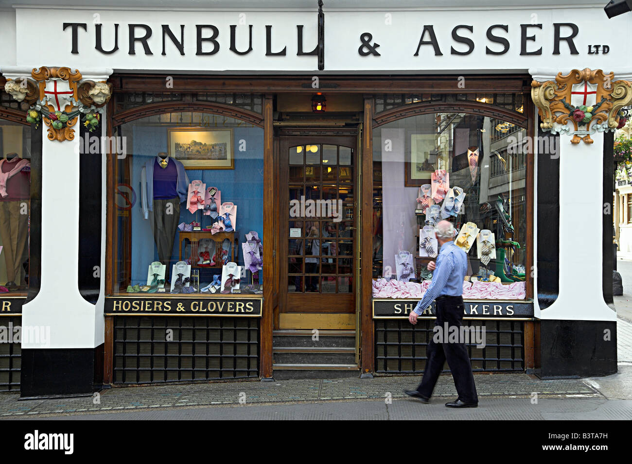England, London, The premesis of Turnbull & Asser, a traditional tailor