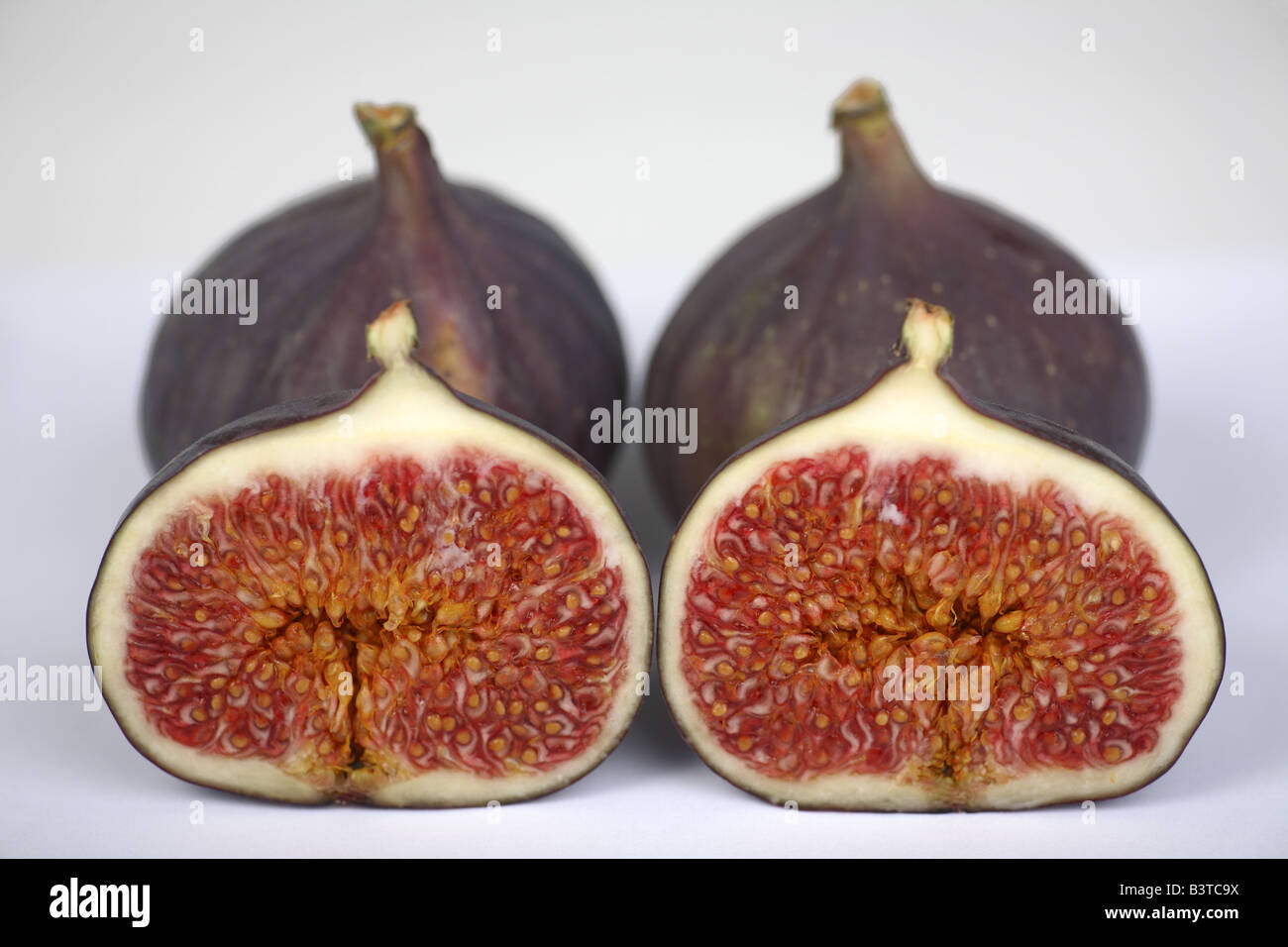 3 Ripe Figs Ripe fresh fig fruit Cut Out Stock Images & Pictures - Alamy