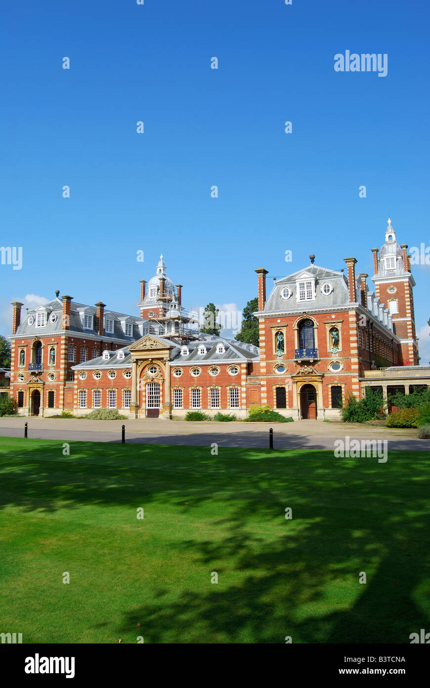 View of the main College buildings from the south front, Wellington College, Crowthorne, Berkshire, United Kingdom Stock Photo