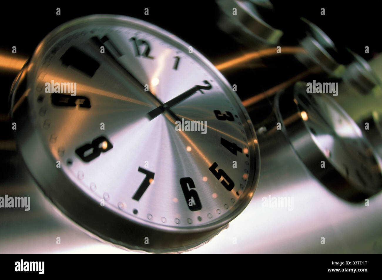 Asia, Hong Kong. Wall Clock in Hong Kong Station Stock Photo Alamy