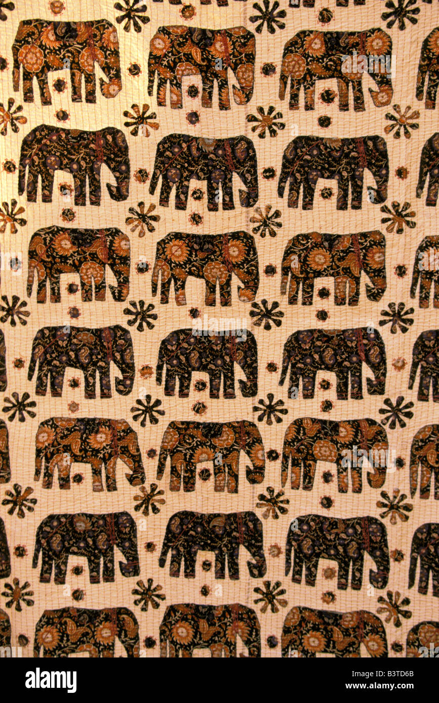 Asia, India, Jaipur. Hand crafted tapestry Stock Photo - Alamy