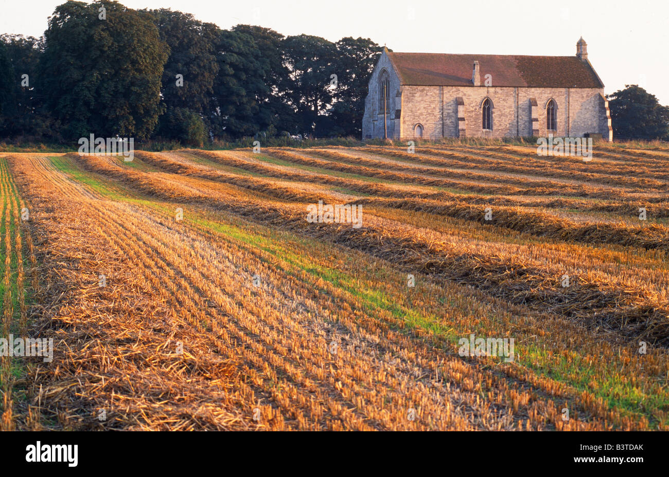 England, Lincolnshire, South Kyme. St. Mary & All Saints Church Stock