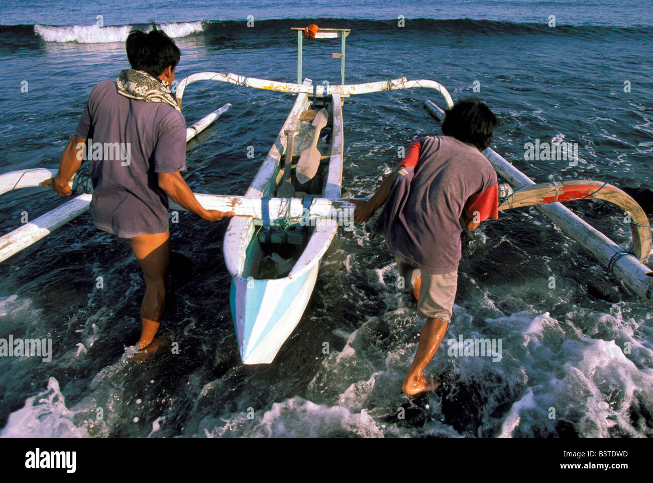 Pushing Raft Fishermen pushing boat hi-res stock photography and images - Alamy