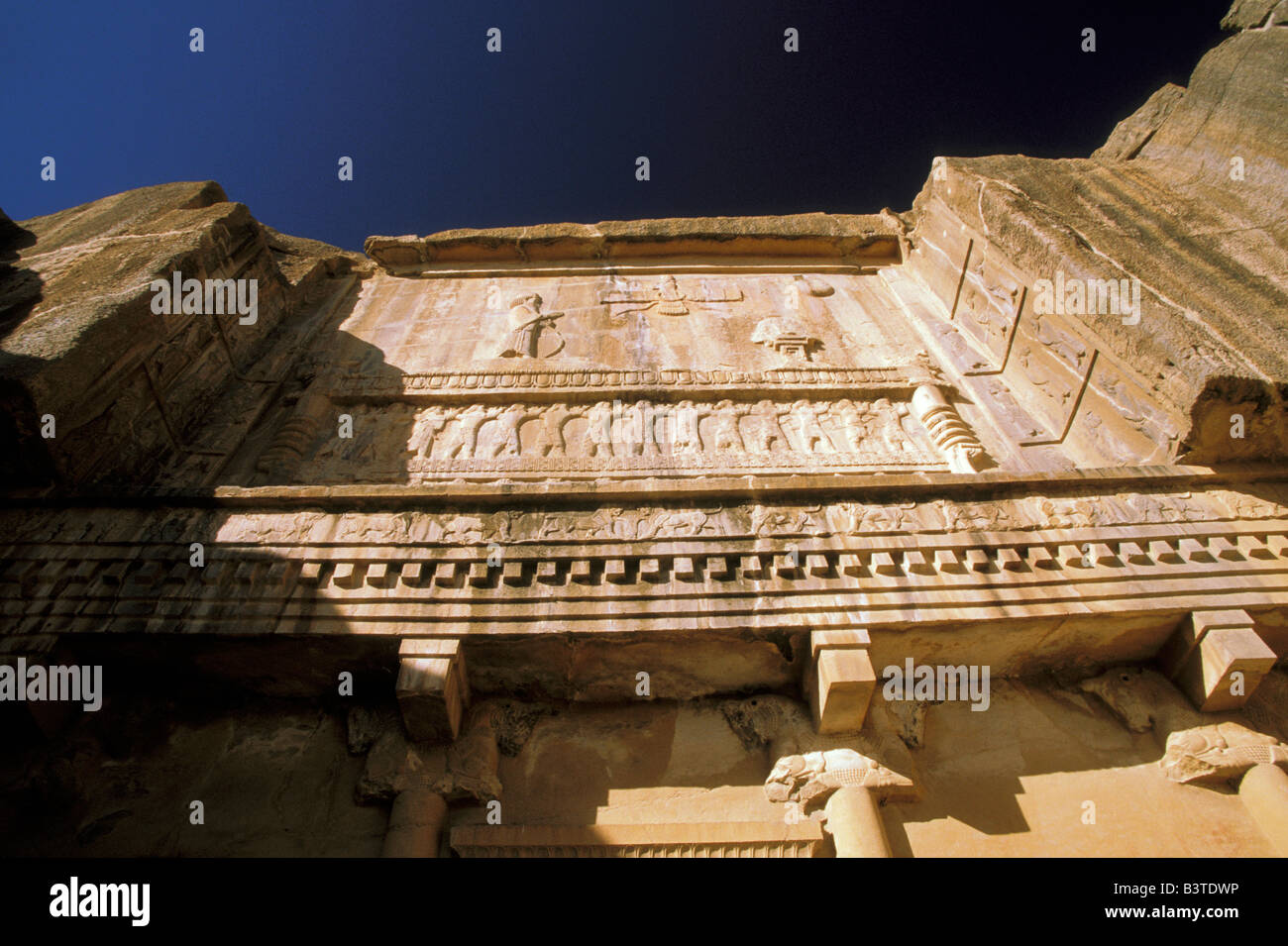 Asia, Iran, Persepolis. Facade of Darius the Great Tomb Stock Photo Alamy