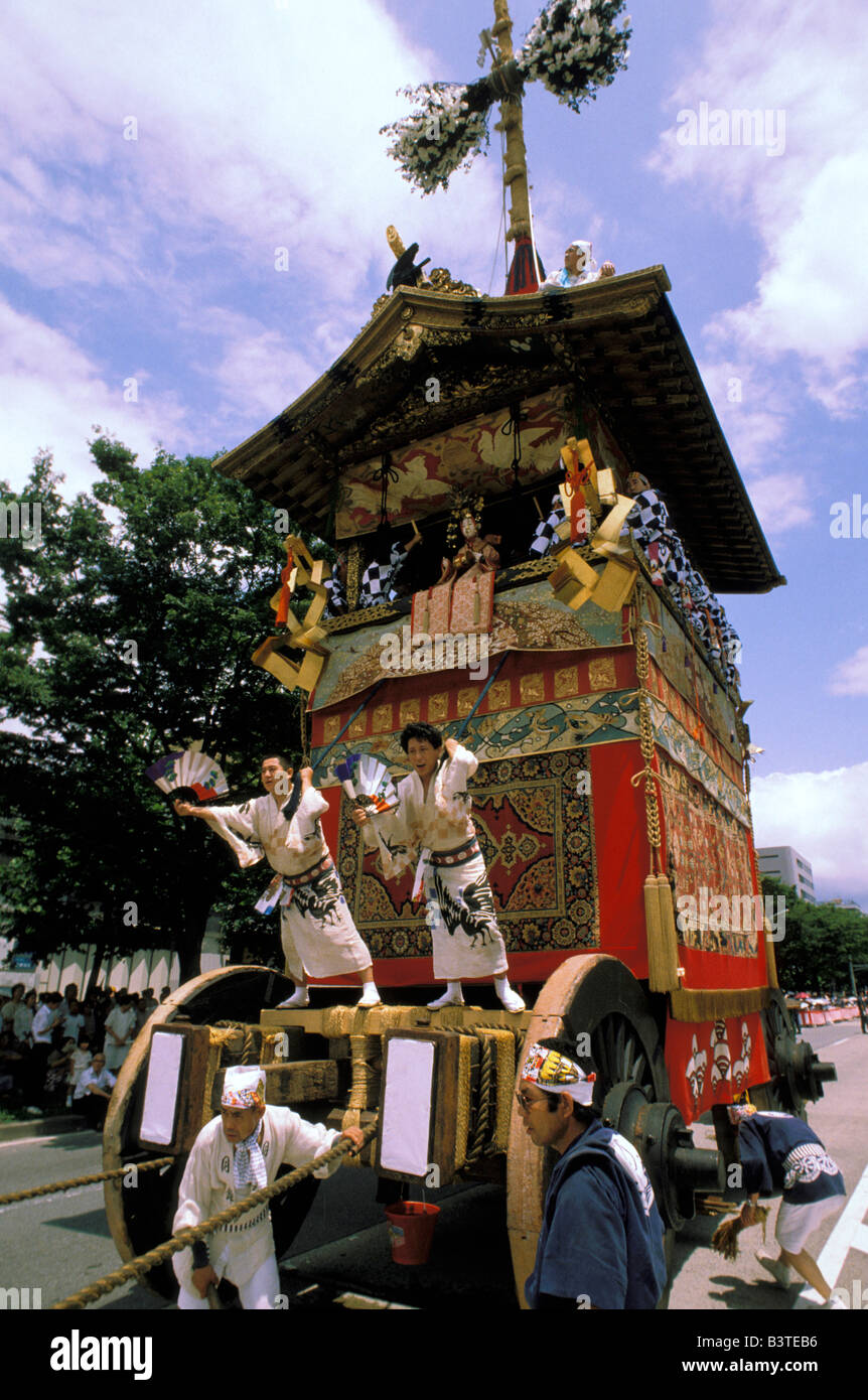 Japan, Kyoto. Gion Festival float Stock Photo Alamy