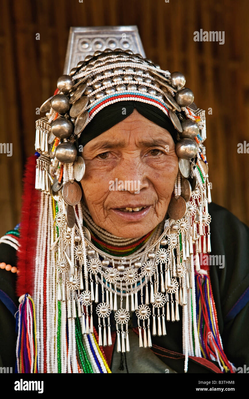 Thailand woman akha hilltribe hi-res stock photography and images - Alamy