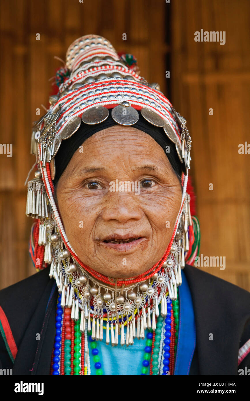 Thailand woman akha hilltribe hi-res stock photography and images - Alamy