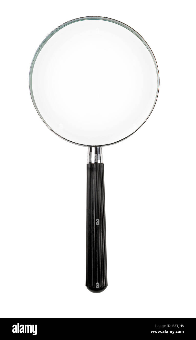 Bronze magnifying glass Cut Out Stock Images & Pictures Alamy