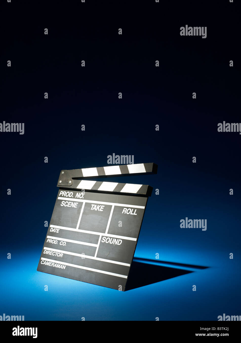 clapper board vertical Stock Photo Alamy