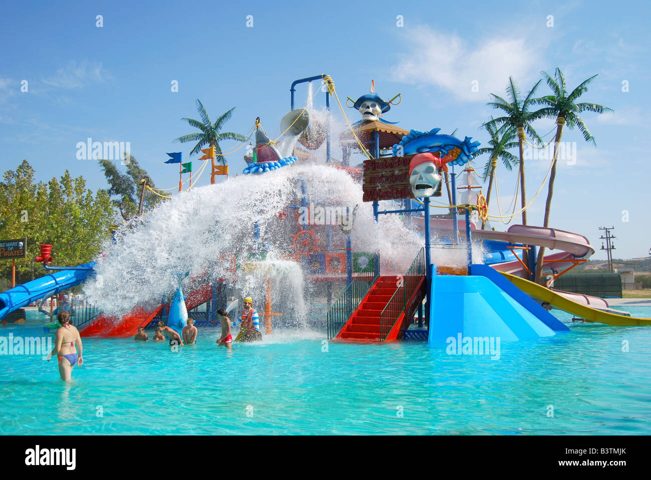 Pirate's splash pool, Waterland Waterpark, near Thessaloniki