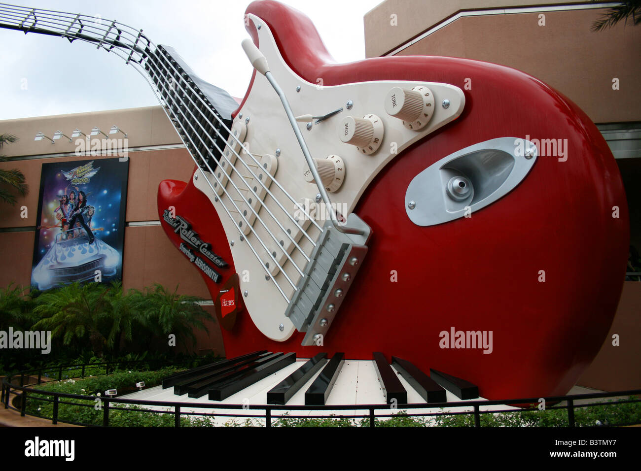 Rock 'n' Roller Coaster, Disney's Hollywood Studios, Florida, USA Stock Photo