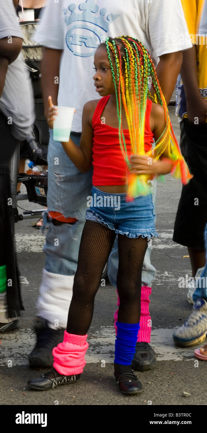 MARTINIQUE. French Antilles. West Indies. FortdeFrance. Young girl