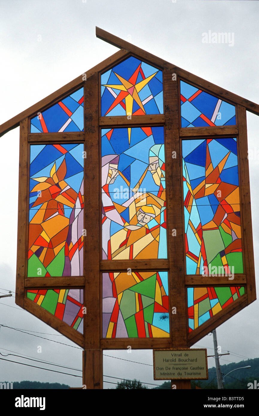 North America, Canada, Quebec, Saguenay, RiviereEternite Stock Photo