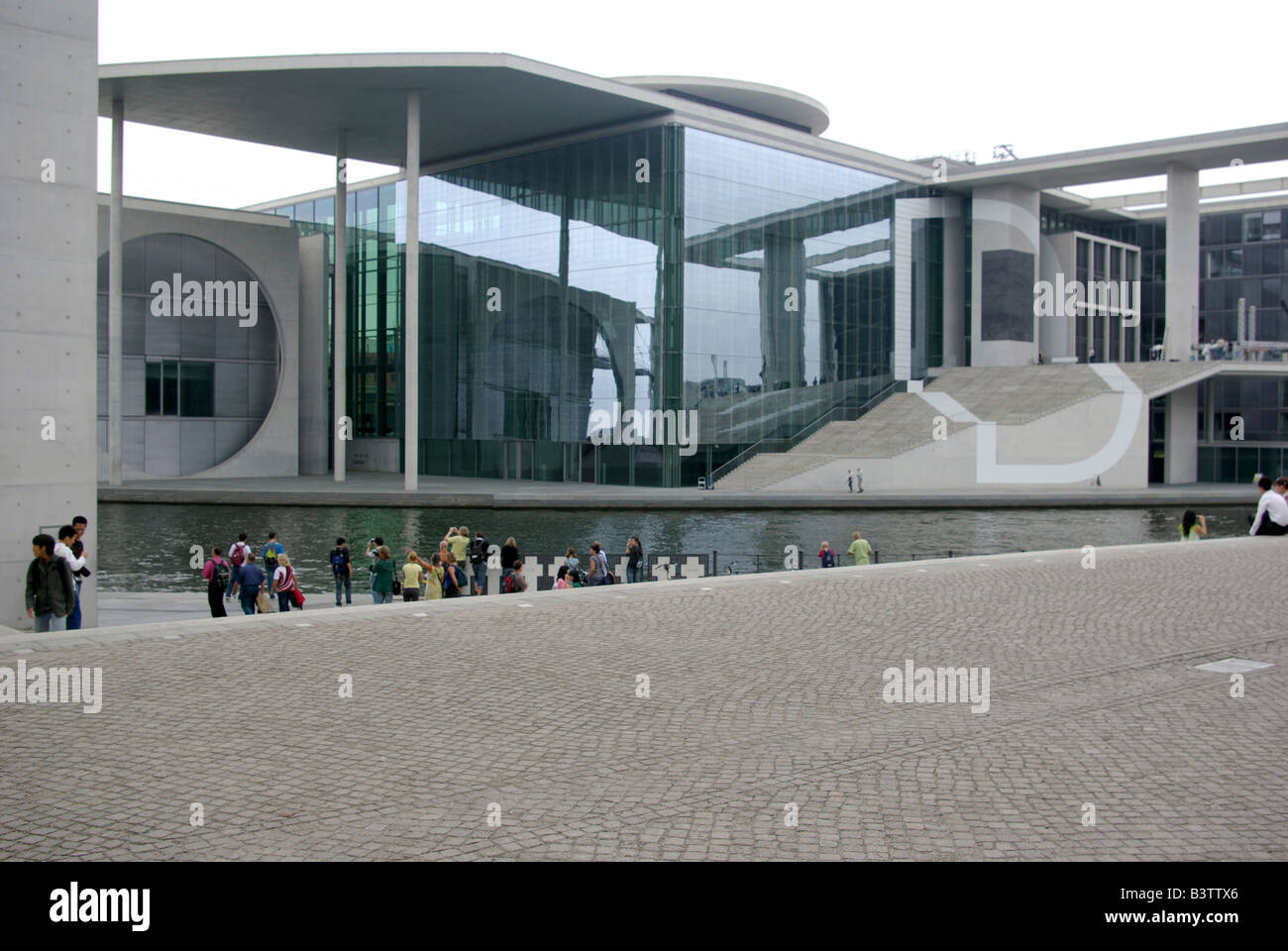 Europe, Germany, Berlin, Marie-Elizabeth-Luders Building housing the library of the German Bundestag Stock Photo