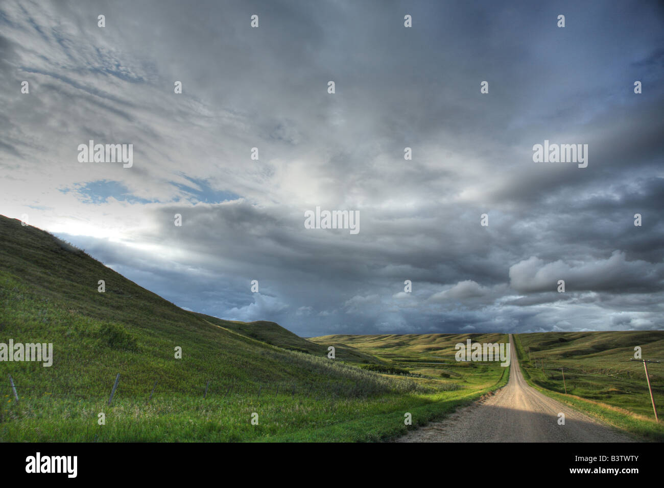 Storm clouds in Saskatchewan Stock Photo - Alamy