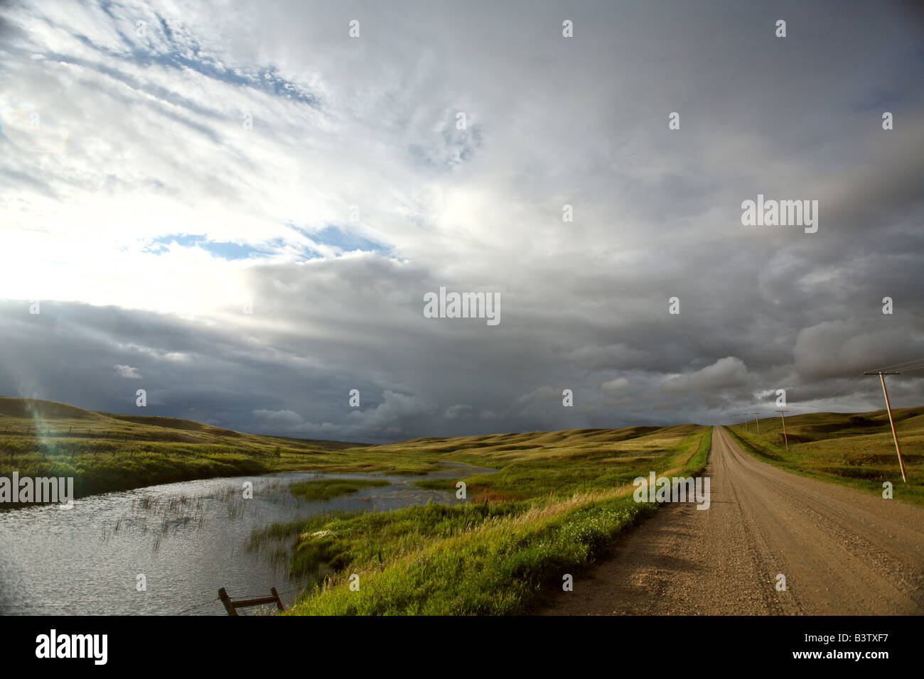 Storm clouds in Saskatchewan Stock Photo - Alamy