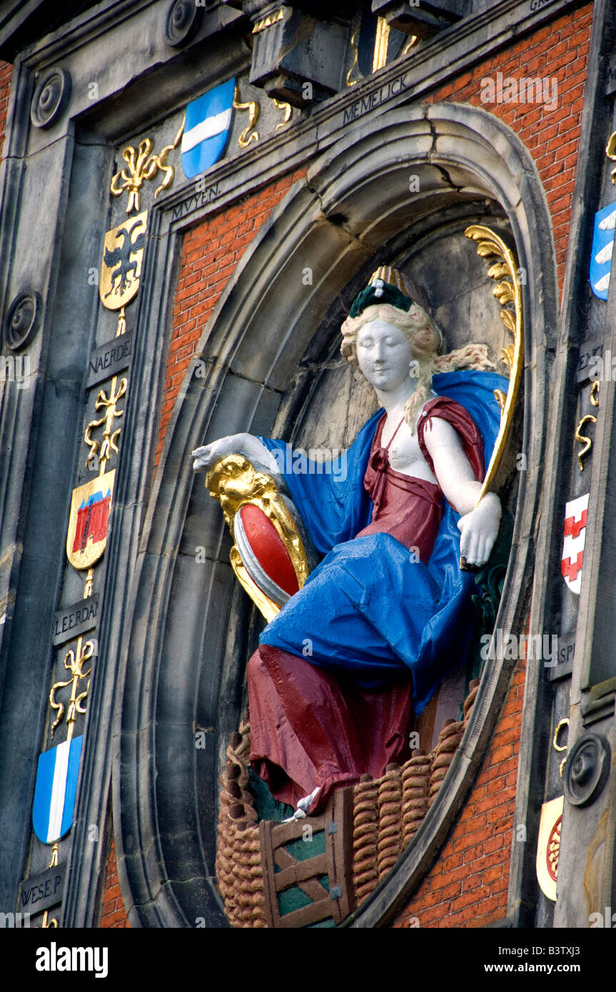 Netherlands (aka Holland), Dordrecht. Oldest town in Holland. City gate
