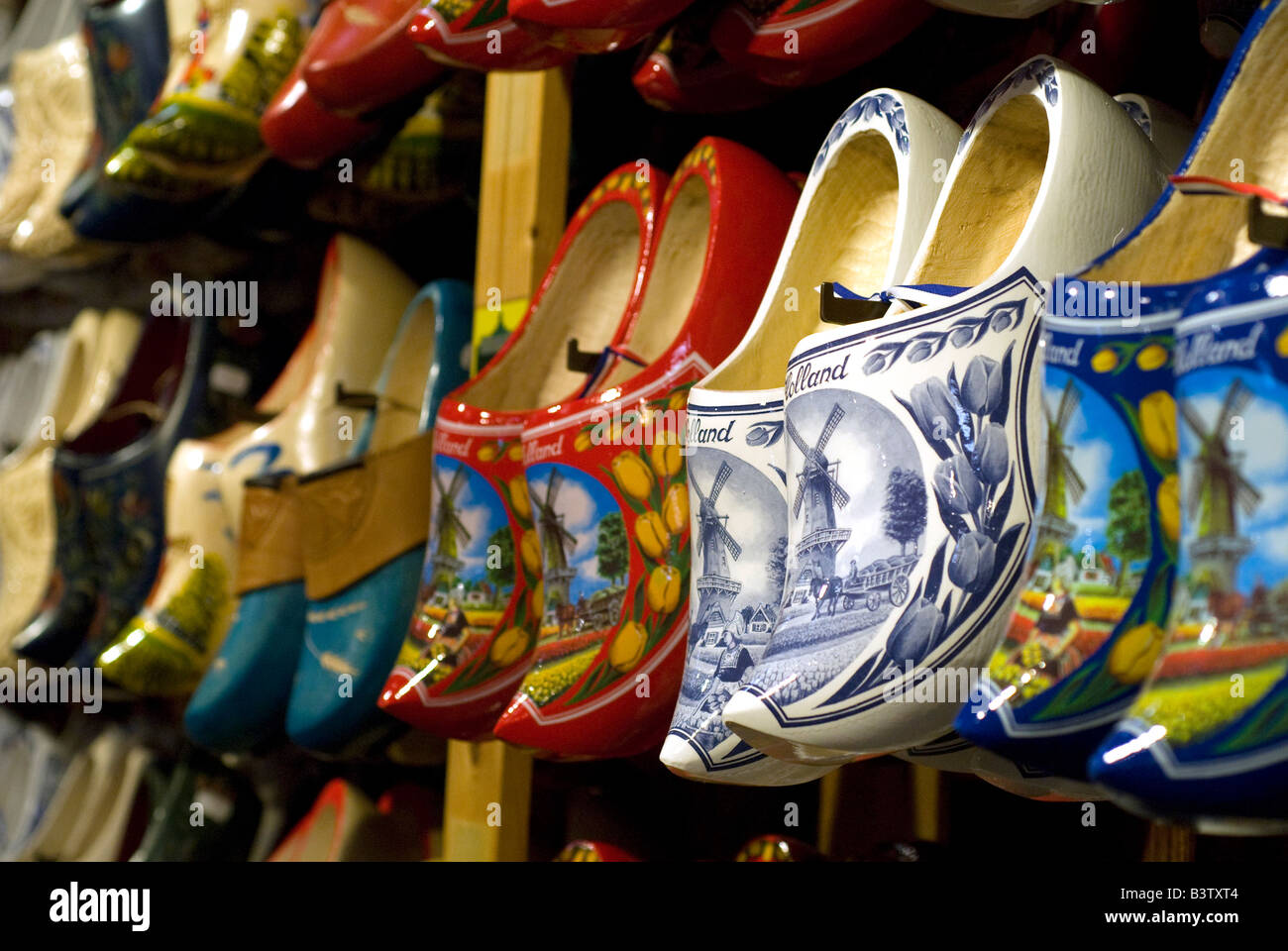 Netherlands (aka Holland), Zaandam. Zaanse Schans, Wooden Shoe Museum