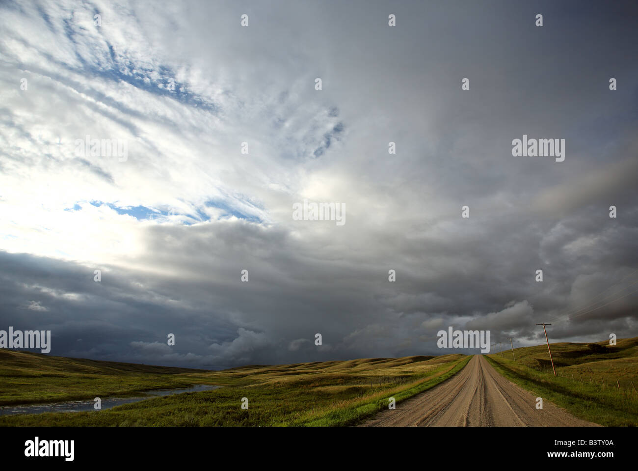 Storm clouds in Saskatchewan Stock Photo - Alamy