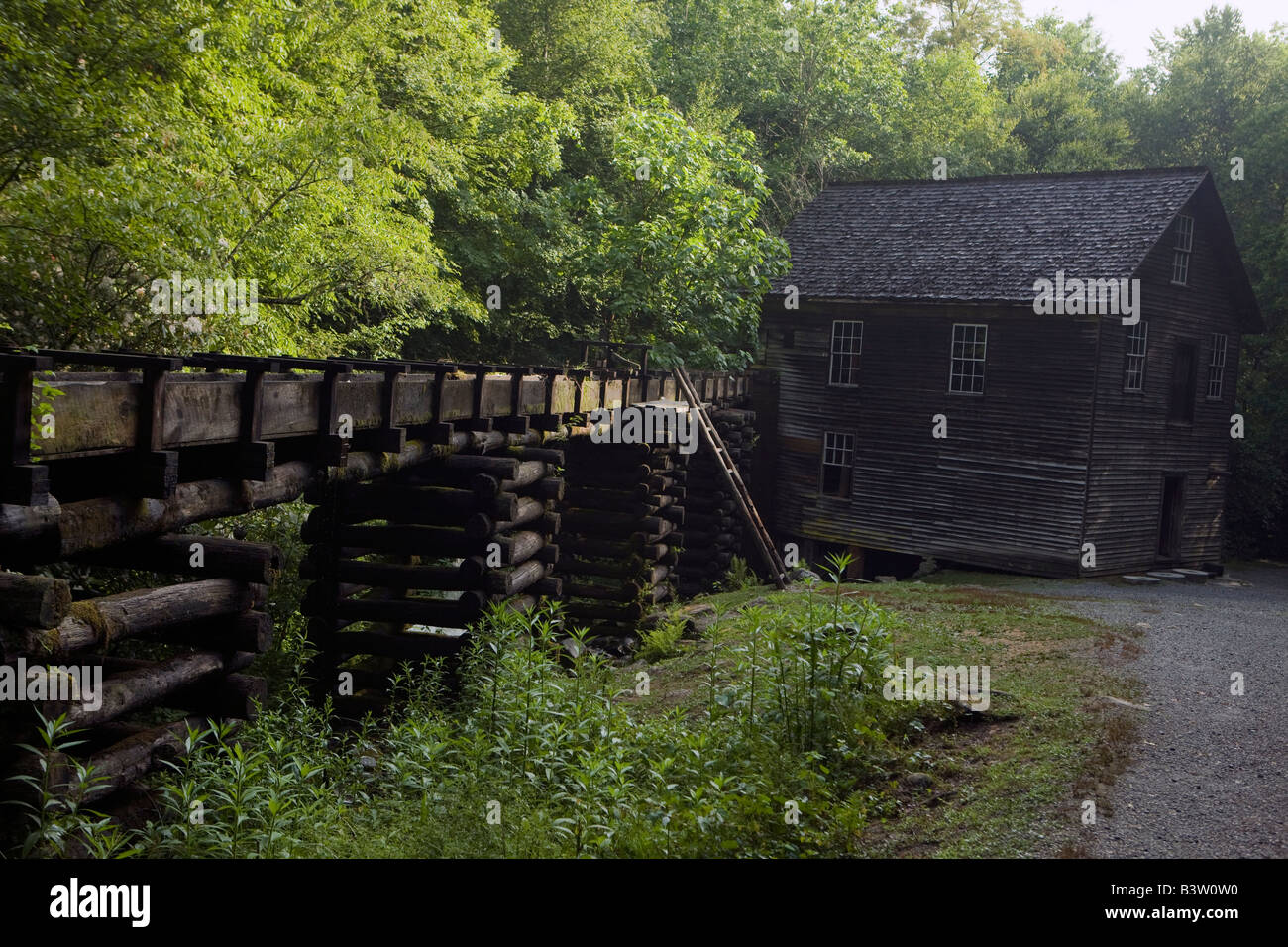 Mingus Mill, Great Smoky Mountains National Park, North Carolina, July 8, 2008 Stock Photo