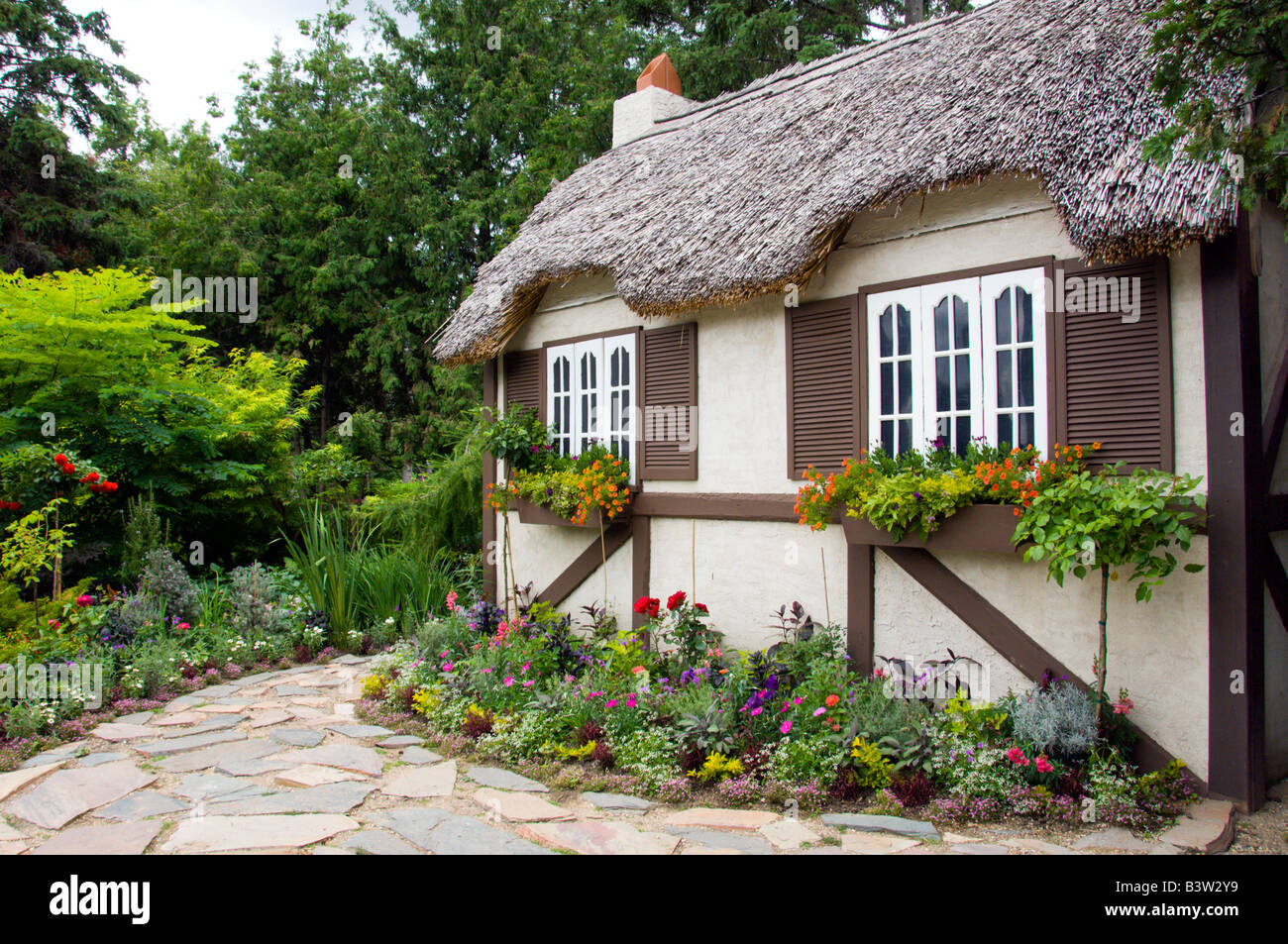 Grandma s Cottage in the English Gardens of the Assiniboine Park in