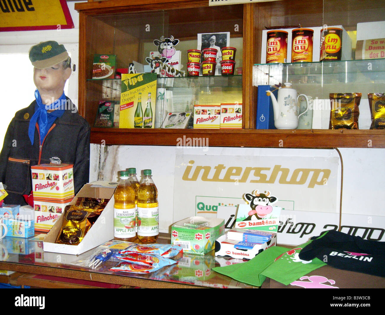 Gdr Memorabilia For Sale At Intershop 00 In Berlin Germany The Jar Stock Photo Alamy