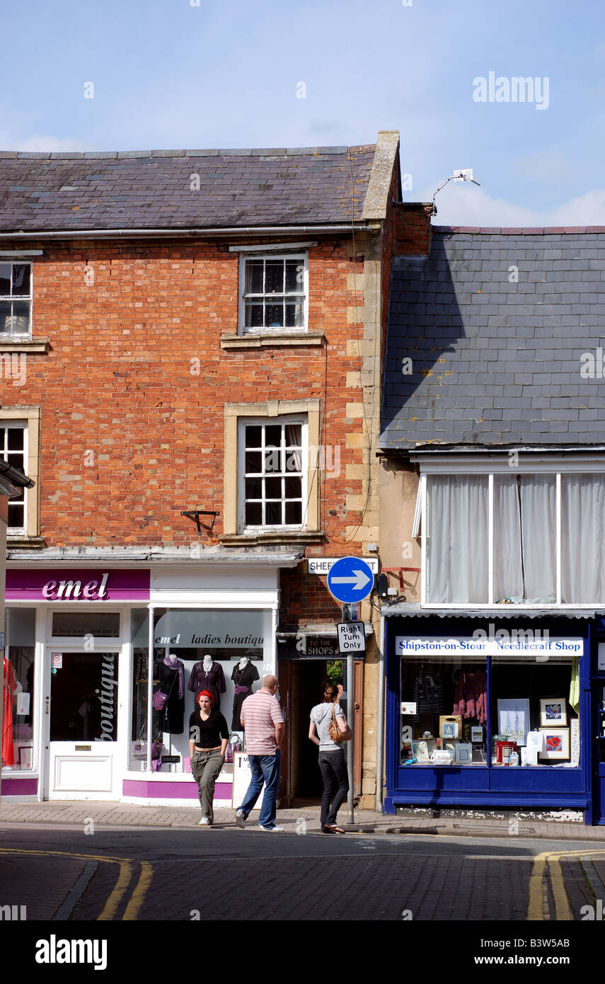 Sheep Street, Shipston-on-Stour, Warwickshire, England, UK Stock Photo