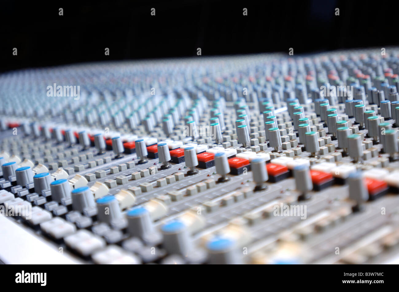 A MIXING DESK IN A RECORDING STUDIO UK Stock Photo Alamy