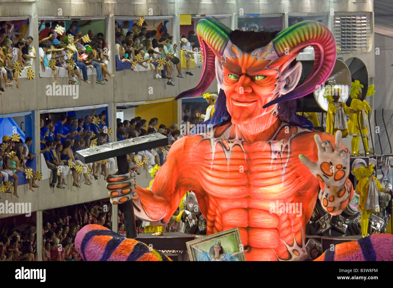 A Close Up Of One Of The Floats On Its Way Down The Parade Strip At The Carnival In The Rio Sambadrome Stock Photo Alamy A Close Up Of One Of The Floats On Its Way Down The Parade Strip At The Carnival In The Rio Sambadrome Stock Photo Alamy