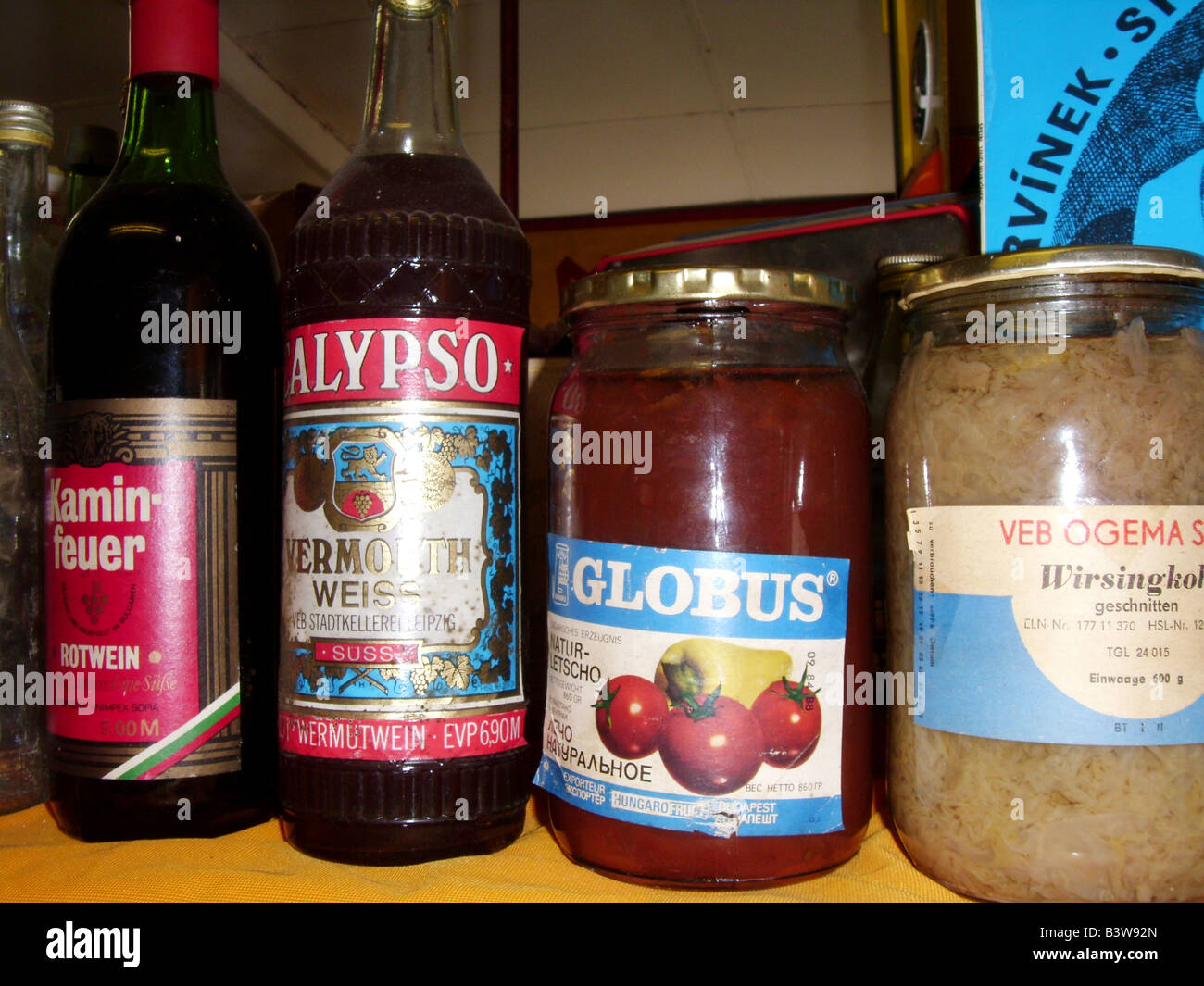 Gdr Memorabilia For Sale At Intershop 00 In Berlin Germany The Jar Stock Photo Alamy