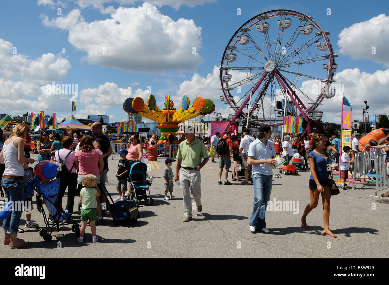 Canadian National Exhibition Midway, Toronto, Ontario, Canada Stock Photo