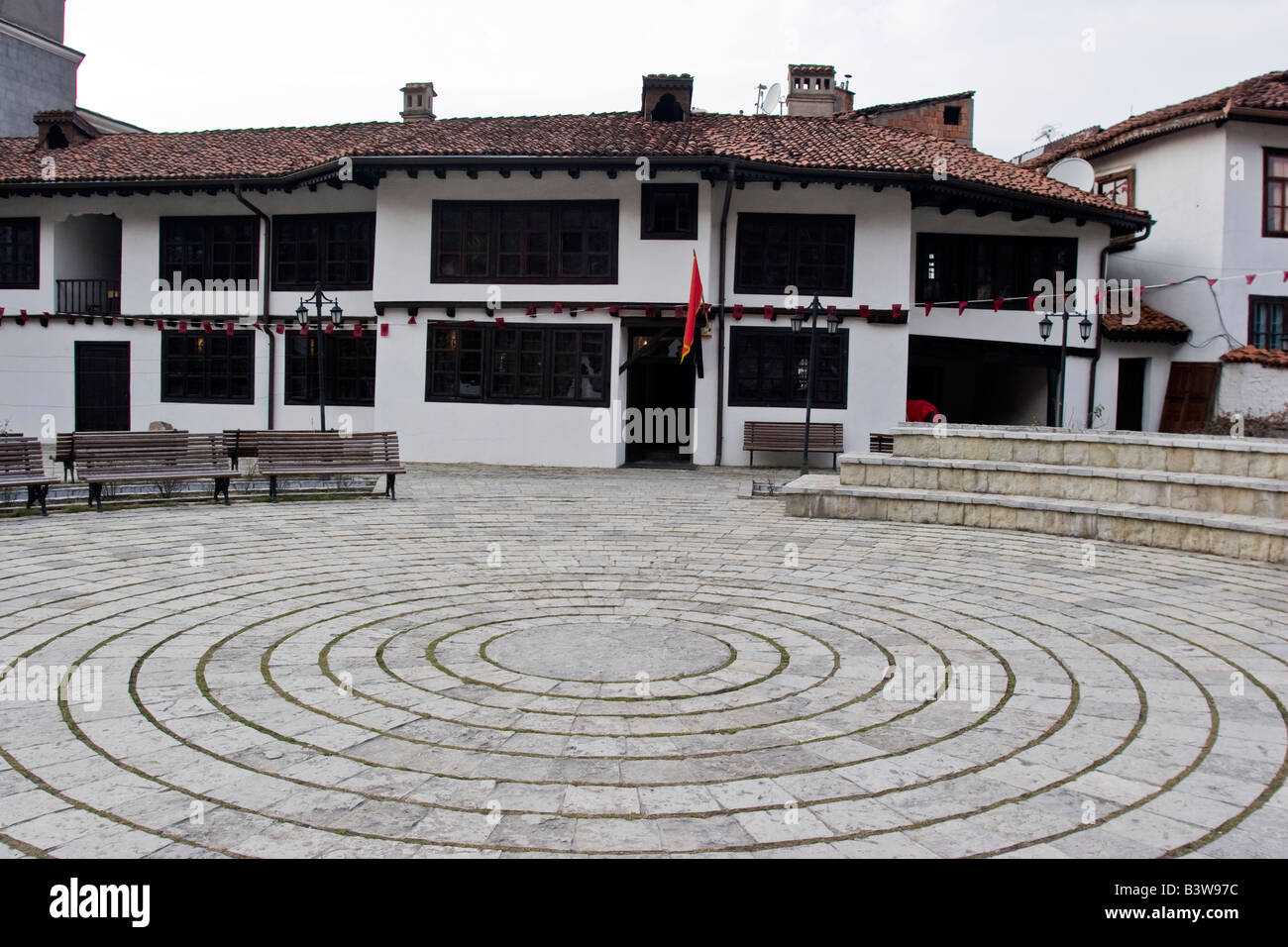 The League of Prizren building , Prizren, Kosovo. Stock Photo